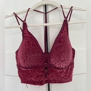 PINK Velvet Bralette